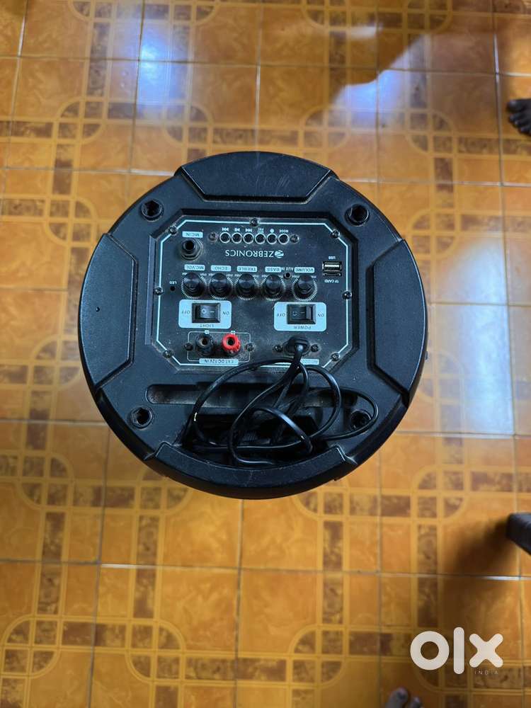 Zebronics 450 Moving Monster  – DJ Trolley Speaker with LED Lights