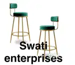 New golden heighted bar stool bar chair kitchen chair cafe furniture