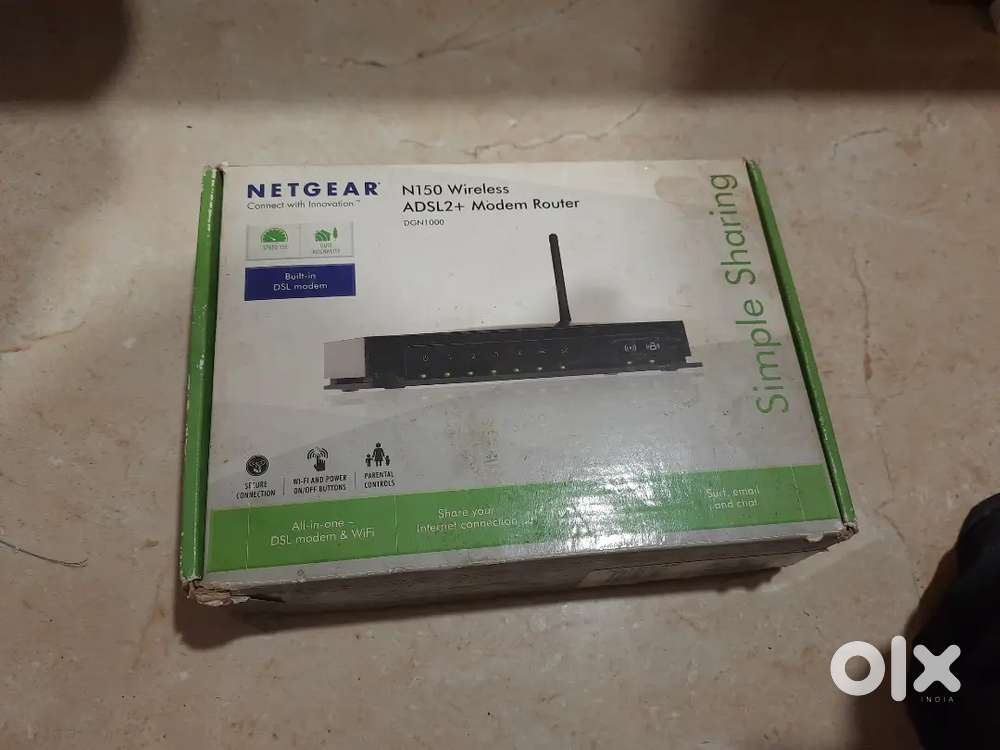 Netgear  N150 wireless ADSL2+ modem router