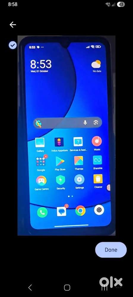 Smart phone sparingly used 6 months old
