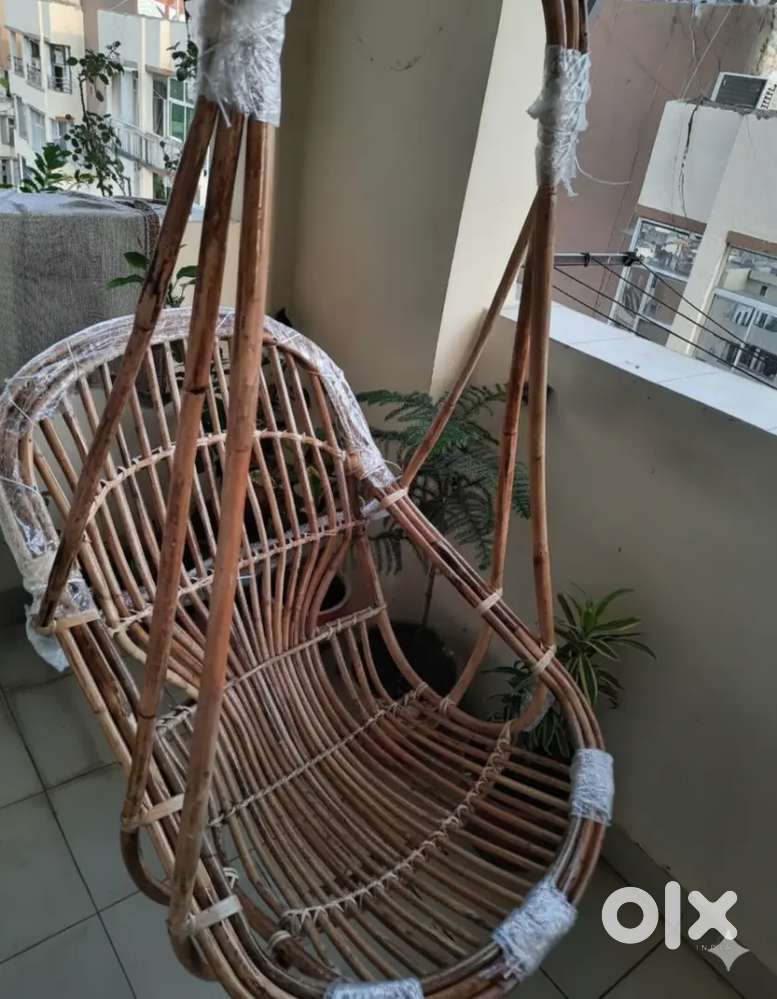 Bamboo Cane Swing with Iron Chain  ₹800 (Negotiable)