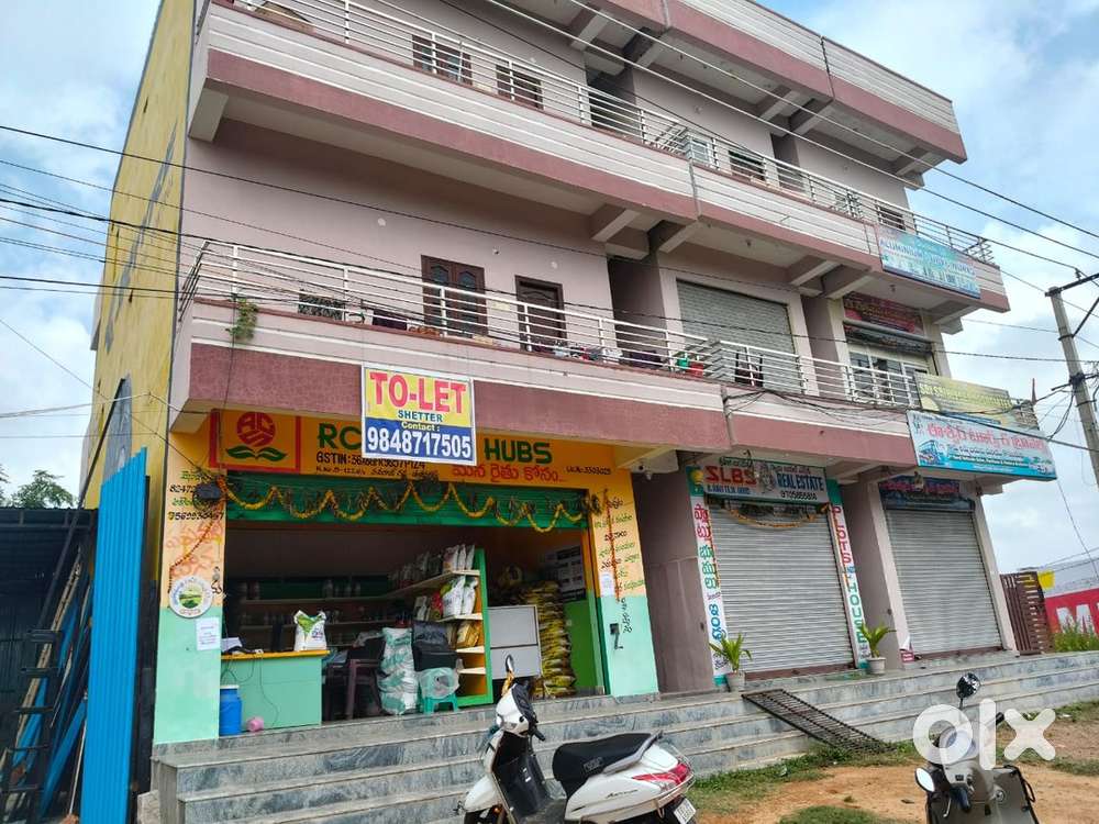 Commercial Shutter for Rent, Bibinagar near AIIMS Warangal Highway