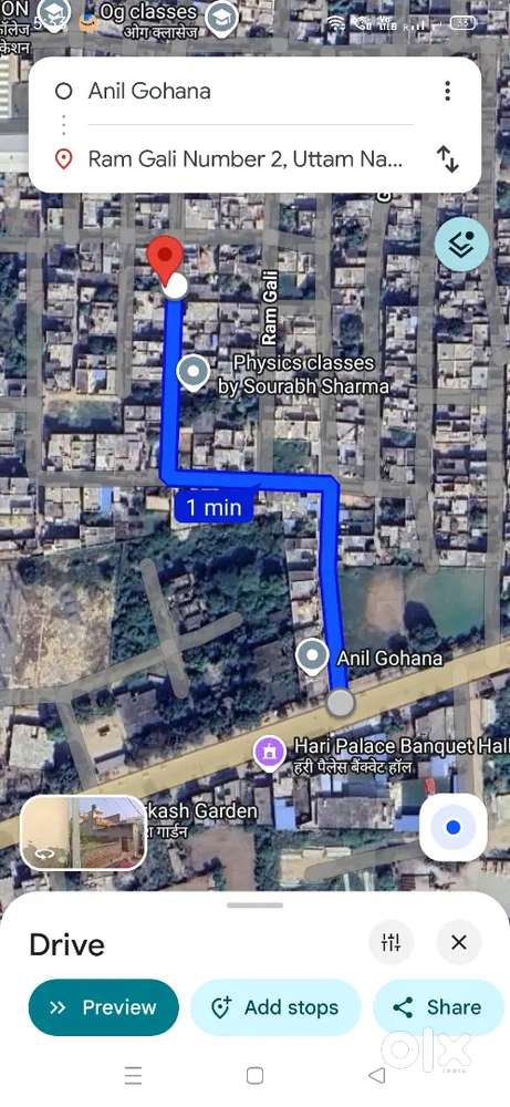 Plot Located in colony Uttam Nagar, near Maham road Gohana,