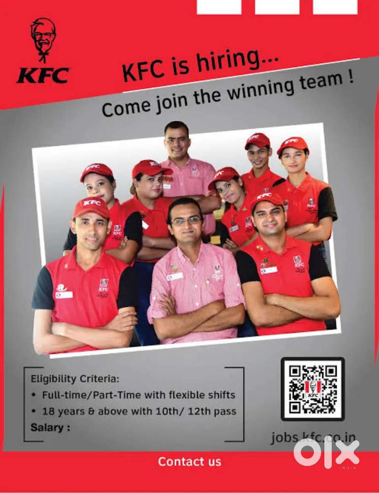 Team members job at KFC