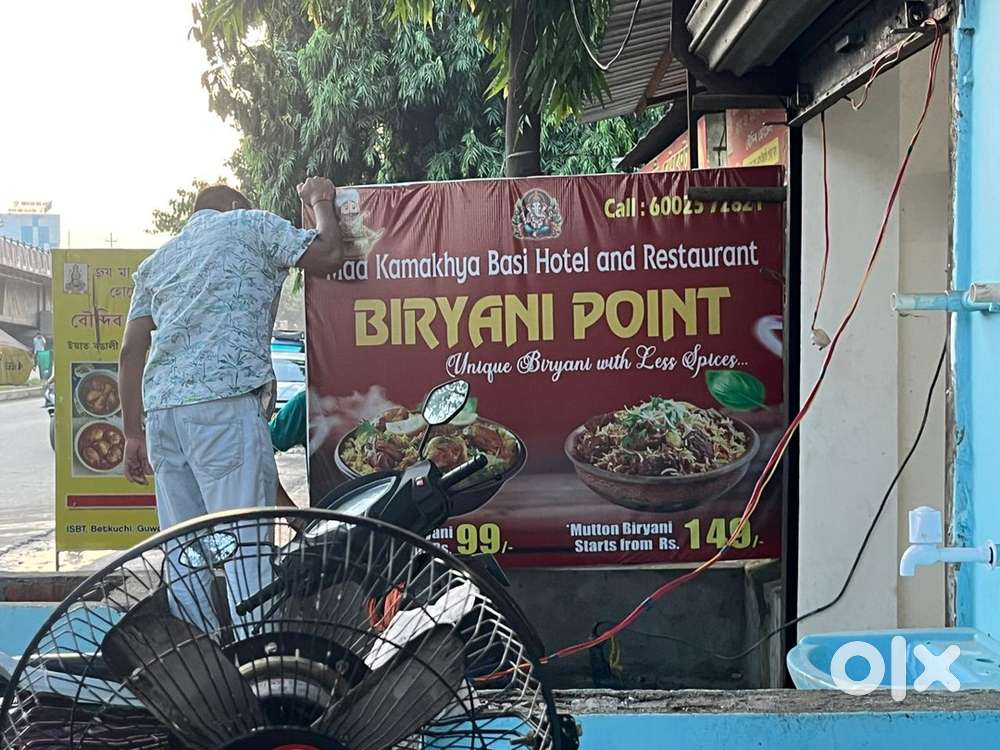 Biryani counter for rent