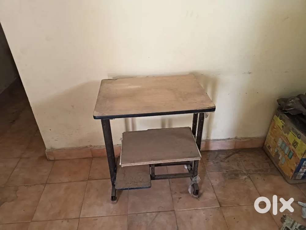 Computer Table and Iron foldable cot