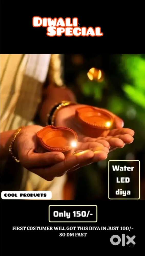 Diwali LED water diya's