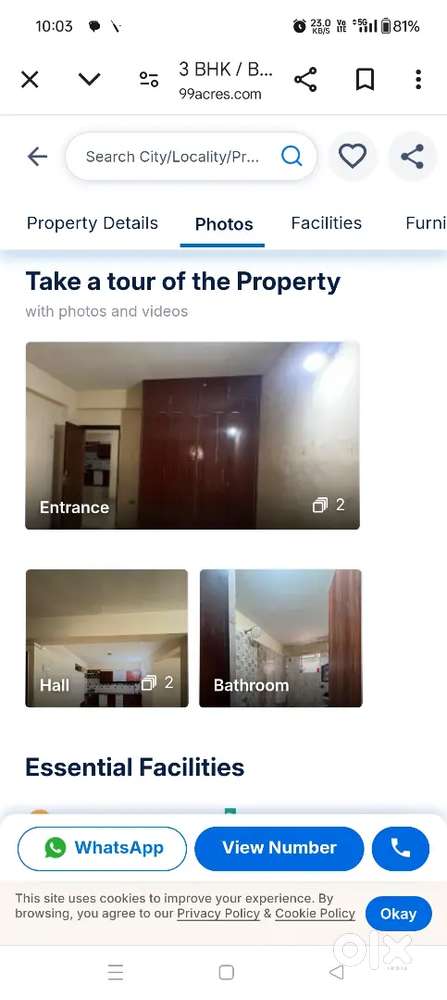 2BHK FOR RENT IN MORHABADI