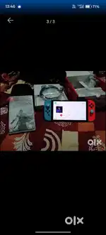 Nintendo switch oled one two time used