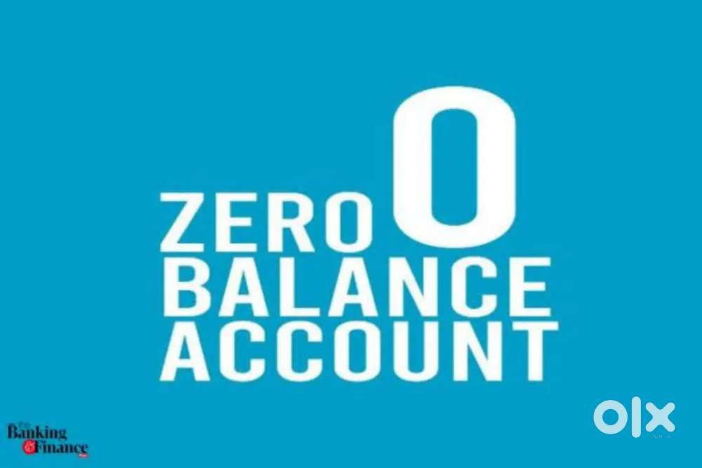 All bank 0 balance account open available