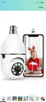 Bulb holder Wifi  camera  best quality easy to control your phone