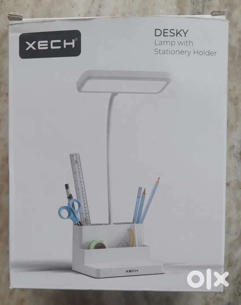 Brand New XECH Desky Table Lamp with Sensor Touch & Stationery Holder