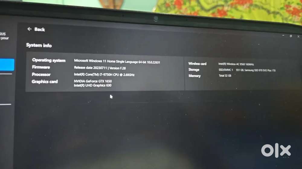 HP OMEN 2019 15-inch Gaming Laptop, 9th Gen Intel i7