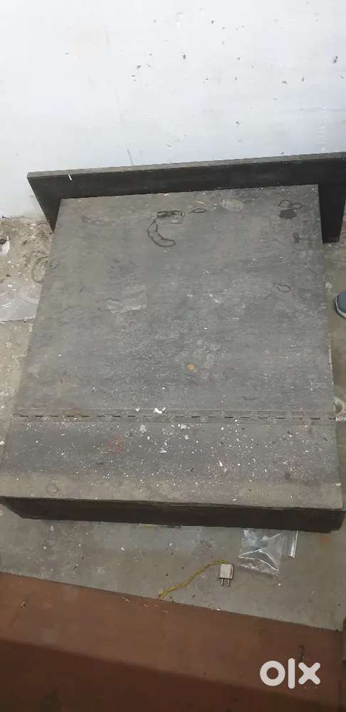 Folding bed with mattress