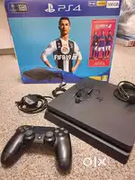 Sony PlayStation 4 Slim 500GB Console - Black + 2 Games