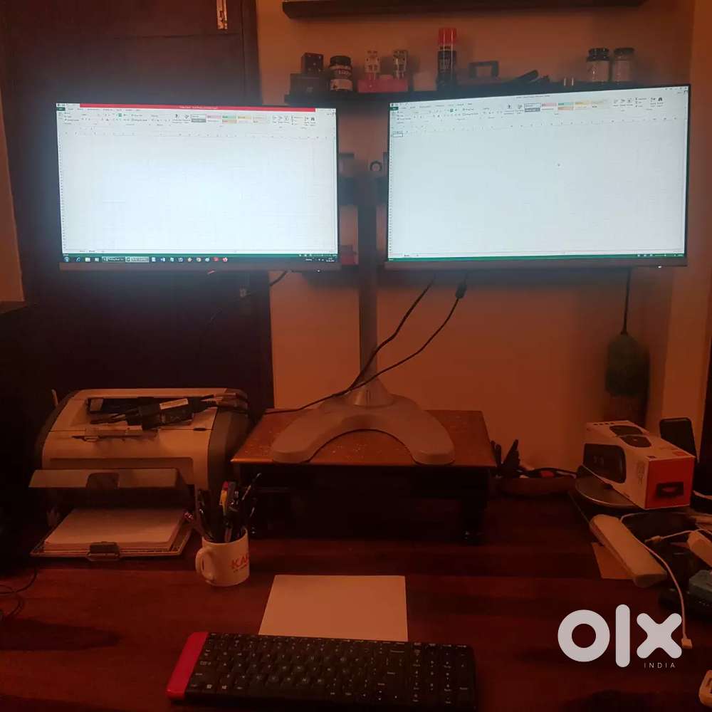2 PC screen stand for office and trading