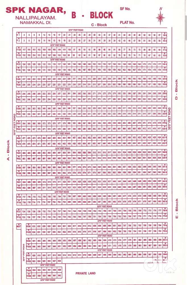 SPK nagar B Block Namakkal Collector