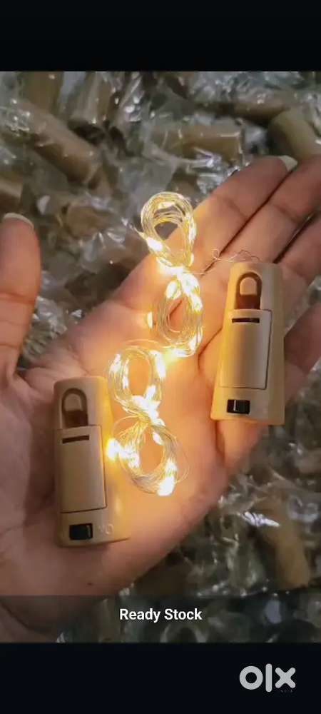 Bottle cork lights for decoration