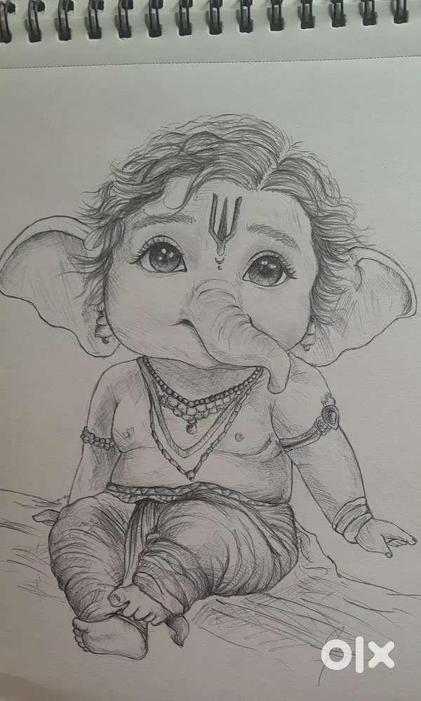 GOD GANESH SKETCHE