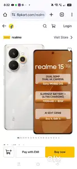 Realme 15 8/128 2 days used