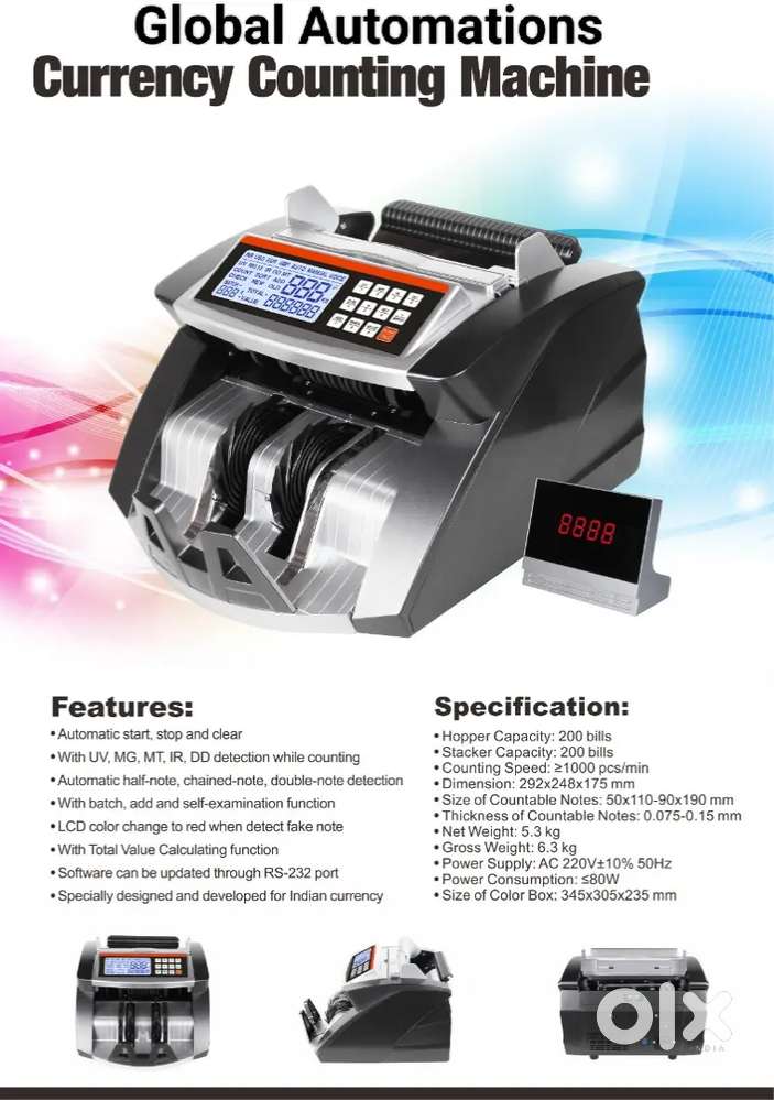 Note Counting machine