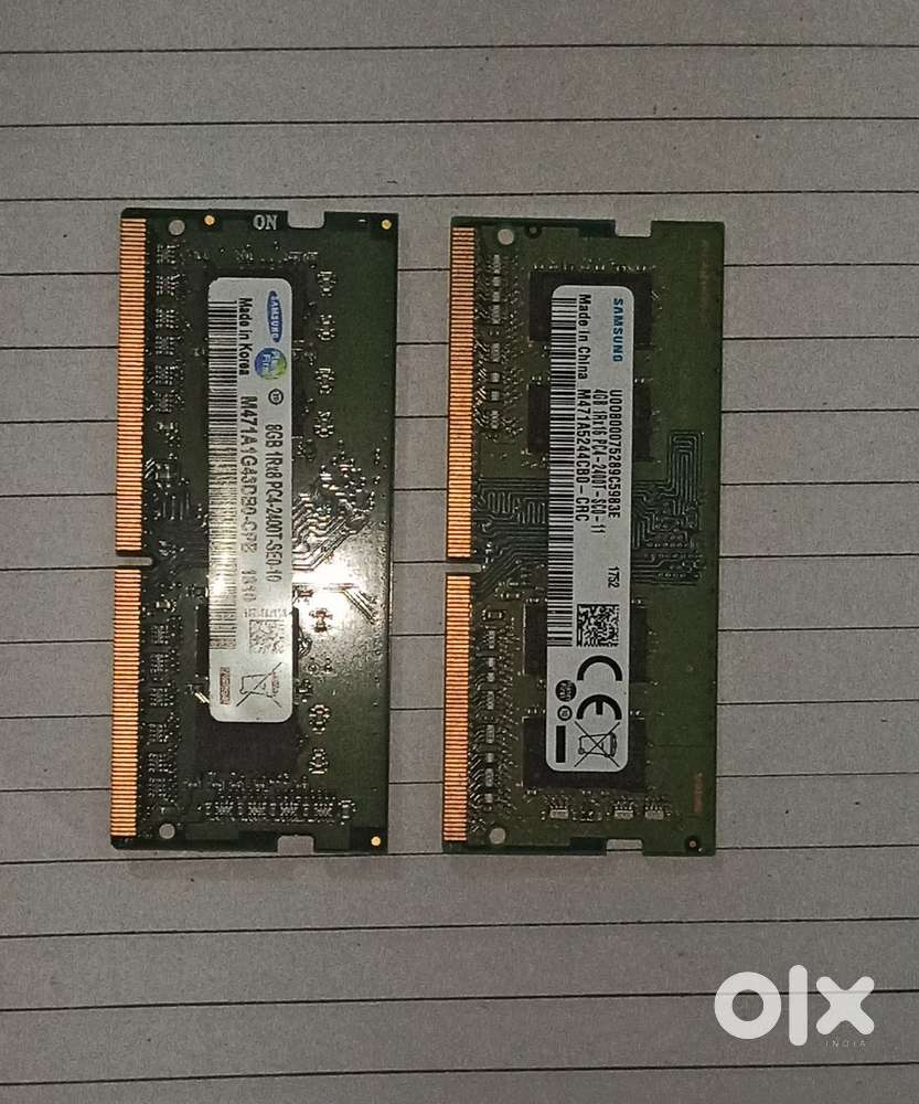 8 GB AND 4 GB RAM DDR 4 SAMSUNG