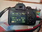 Urgent sell Canon 1500D(2024 model) Next to New with low sutter count.