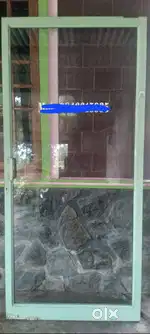 Aluminum glass door
