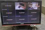 CCTV camera full working setup 10 camre dvr