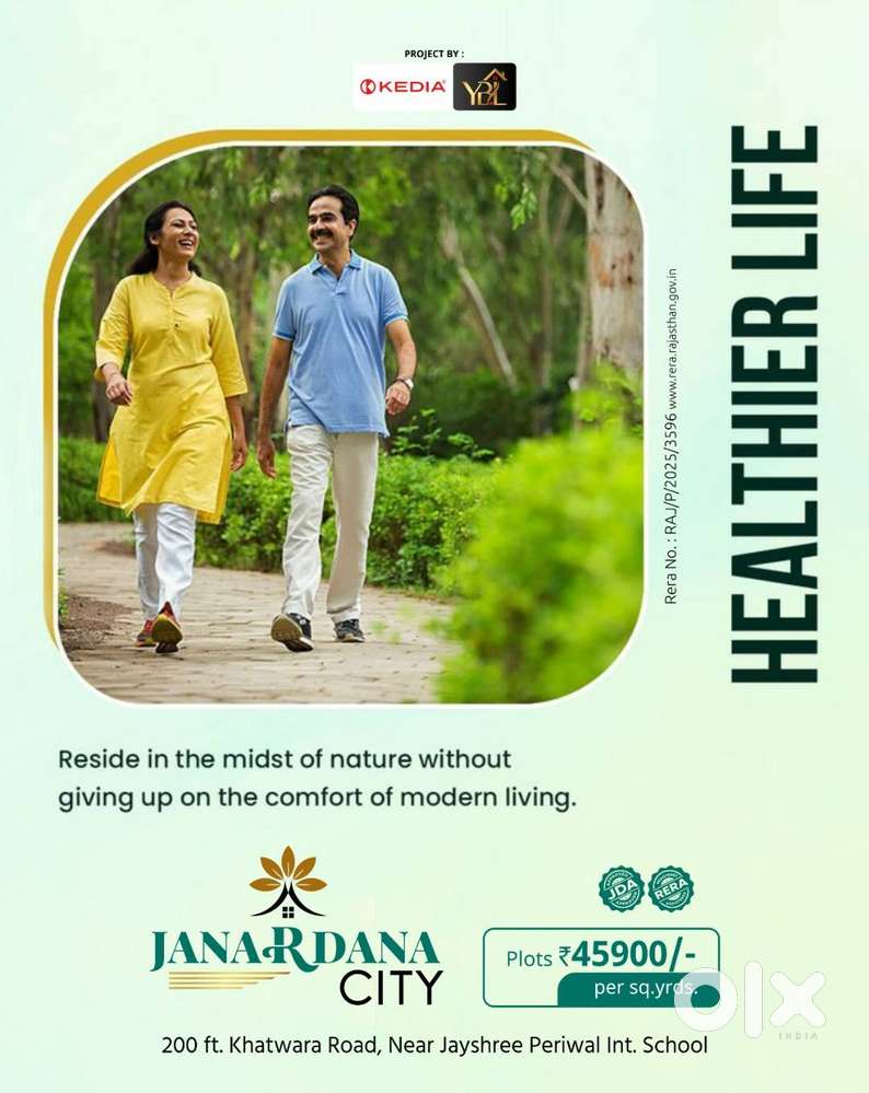 Residential Plots available near Ring Road, Ajmer Road, SEZ