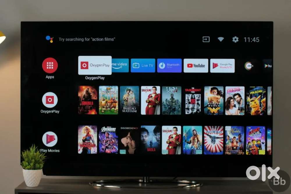 Smart google tv with 4k led