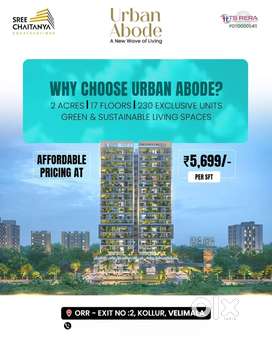 2&3 BHK LUXURIOUS FLATS PROJECT 80% LOAN FECILITY(FULLY GATED COMUNITY