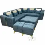 Super discount buy new sofa 8499, L size sofa 13990/-EMI on bajaj