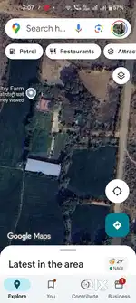 पराघात टोल प्लाजा से 1km पहले
