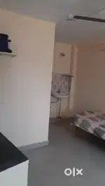 Single room with attached bathroom