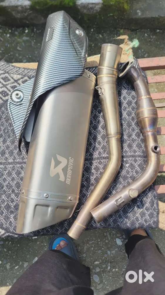 Akrapovic full system exhaust for R15 and Mt15