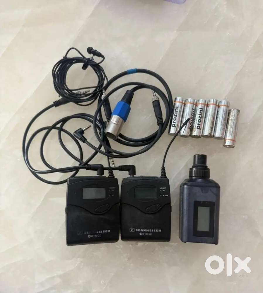 SENNHIESER WIRELESS MIC AND SKEPPY MIC
