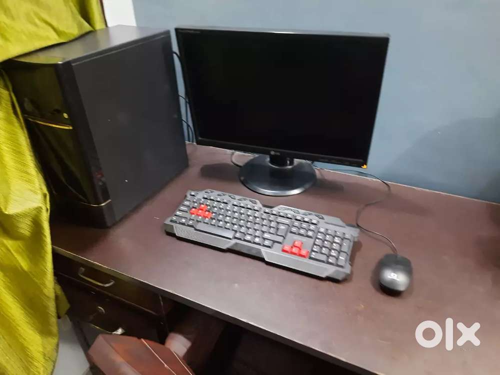 Computer with monitor