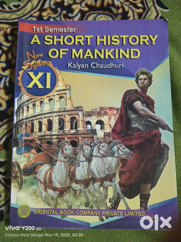 History Book for class 11 semester -1