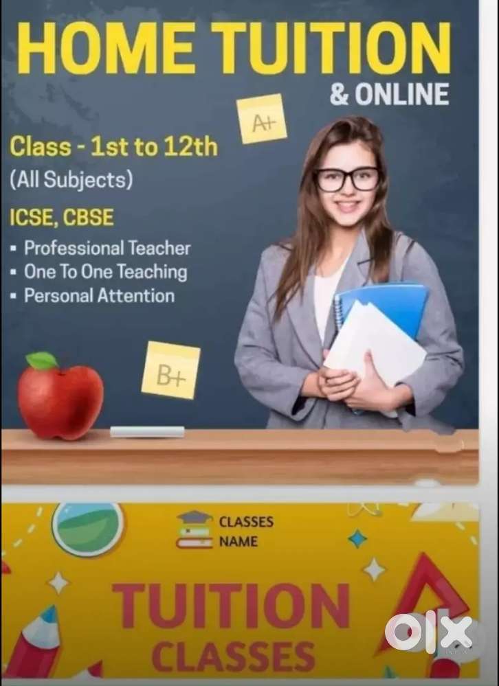 Home Tuition for ICSE CBSE for all subjects
