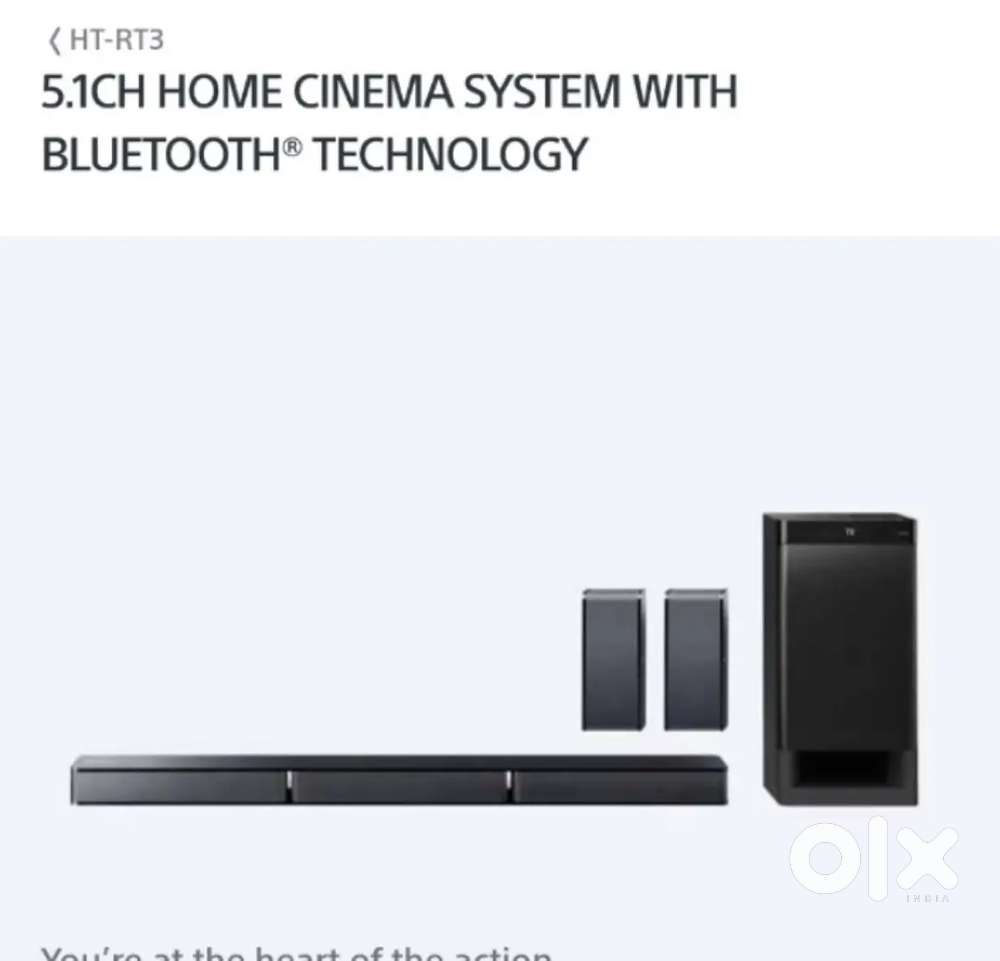 Sony HT-RT3 Real 5.1ch Dolby Audio Soundbar