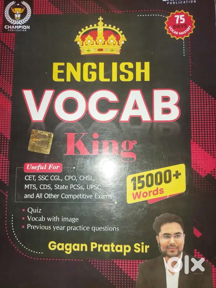 SSC BOOK  English Vocab King  15000+ Words  Billingual