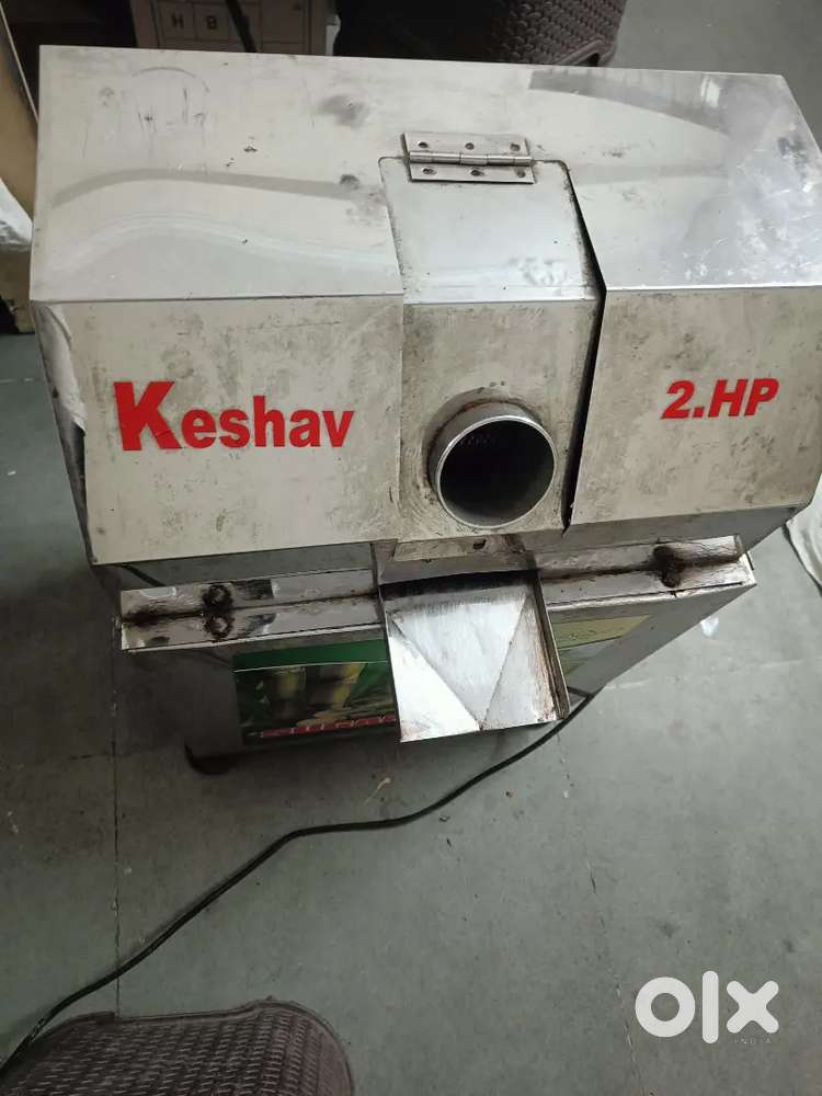 Keshav 2 hp ss steel sugar cane machine