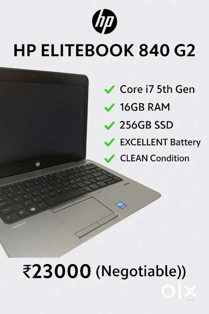 HP EliteBook 840 G2  Core i7  16GB RAM  256GB SSD  Excellent