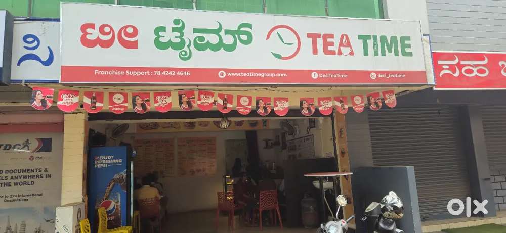 Well established  Tea Time corporate friendly shop is for sale