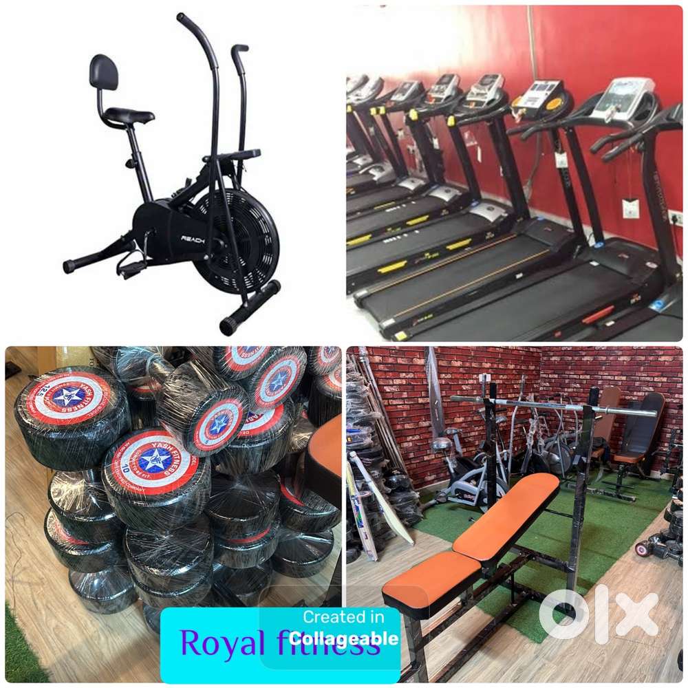 All gym exercise cycle and treadmill available