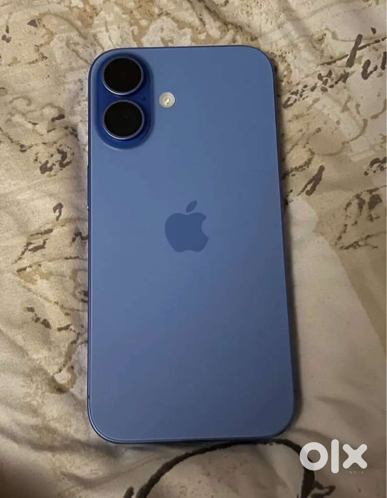 Selling my 4 months old I phone 16 in blue colour/.Need urgent money