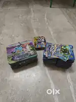 *POSSIBLE RARE CARDS - 500 to 600+ Pokémon Cards with storage boxes
