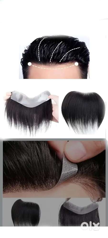 Frontline hair patch frontal transparent pu base like natural hair