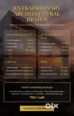 Architectural plans & elevations, 3d works